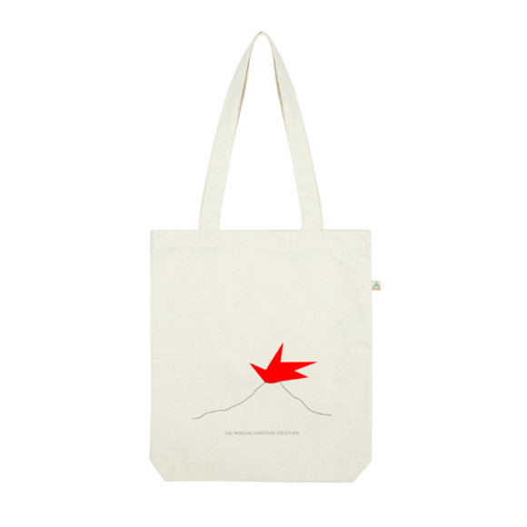 Santorini eruption / Shopper Tote Bag Santorini eruption / Shopper Tote Bag